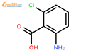 2-氨基-6-氯苯甲酸结构式图片|2148-56-3结构式图片