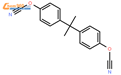 双酚A型氰酸酯预聚体结构式图片|25722-66-1结构式图片