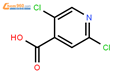 2,5-二氯异烟酸结构式图片|88912-26-9结构式图片
