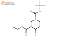 1-N-Boc-4-氧代-3-哌啶羧酸乙酯结构式图片|98977-34-5结构式图片