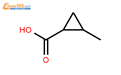 2-甲基环丙烷羧酸结构式图片|29555-02-0结构式图片