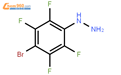 4-溴四氟苯肼结构式图片|2797-79-7结构式图片