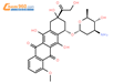 表阿霉素结构式图片|56420-45-2结构式图片