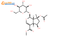 8-O-乙酰山栀苷甲酯结构式图片|57420-46-9结构式图片