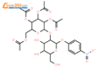 4-硝基苯基-2-O-(2,3,4,6-四-乙酰基-β-D-吡喃葡萄糖苷)-β-D-吡喃葡萄糖苷结构式图片|26255-69-6结构式图片