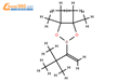 3-二甲基-1-丁烯-2-基-4,4,5,5-四甲基-1,3,2-二氧硼杂环戊烷结构式