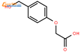 4-(羟基甲基)苯氧基乙酸结构式图片|68858-21-9结构式图片