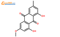 大黄素甲醚结构式图片|521-61-9结构式图片