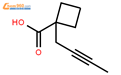 (9ci)-1-(2-丁炔基)-环丁烷羧酸结构式图片|89056-27-9结构式图片