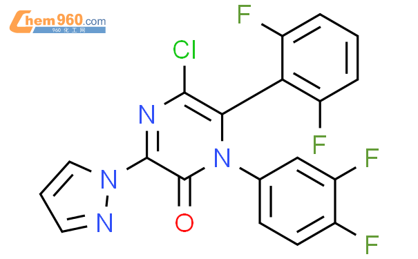 H Pyrazinone Chloro Difluorophenyl