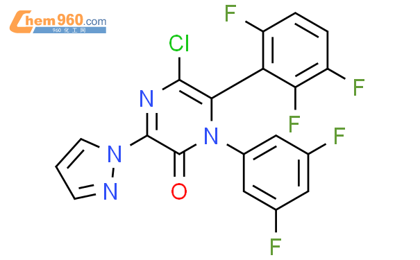 H Pyrazinone Chloro Difluorophenyl H