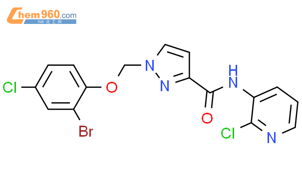 1005564 59 9 1 2 Bromo 4 Chloro Phenoxymethyl 1H Pyrazole 3