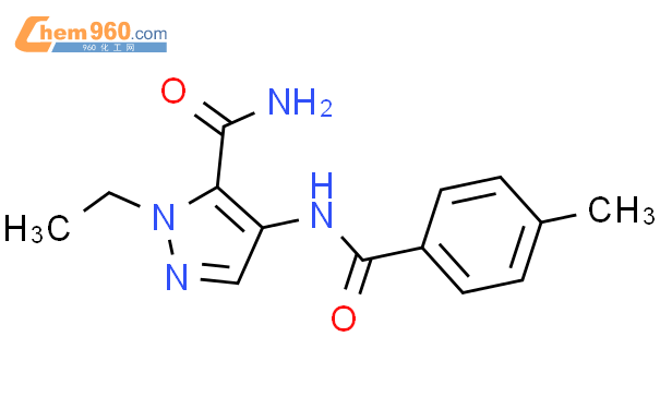 1005568 78 4 1 Ethyl 4 4 Methylbenzoyl Amino 1H Pyrazole 5