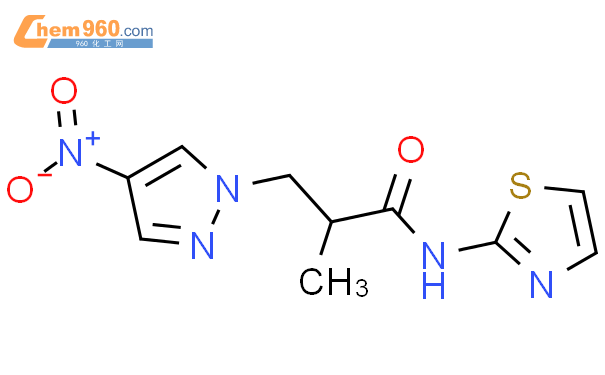 1005590 65 7 2 Methyl 3 4 Nitro Pyrazol 1 Yl N Thiazol 2 Yl