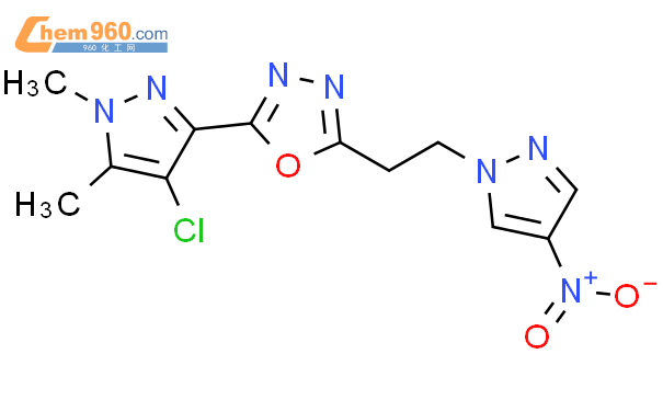 1005614 90 3 2 4 Chloro 1 5 Dimethyl 1H Pyrazol 3 Yl 5 2 4 Nitro