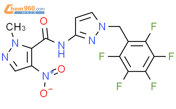 1005693 98 0 1 Methyl 4 Nitro N 1 Pentafluorobenzyl 1H Pyrazol 3 Yl