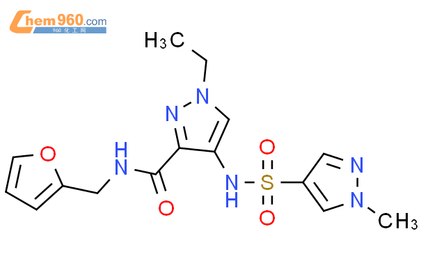 Ethyl N Furylmethyl Methyl H Pyrazol Yl