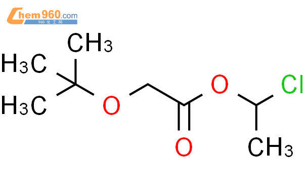 100579 12 2 Acetic acid 1 1 dimethylethoxy 1 chloroethyl ester化学式