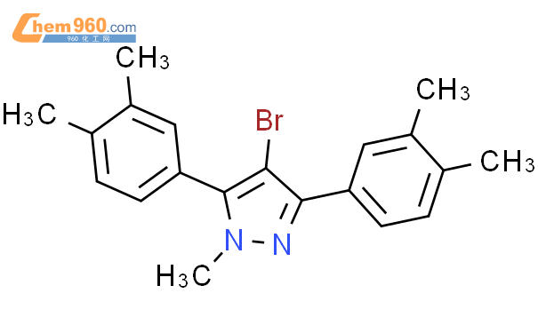 1006354 40 0 4 Bromo 3 5 Bis 3 4 Dimethyl Phenyl 1 Methyl 1H