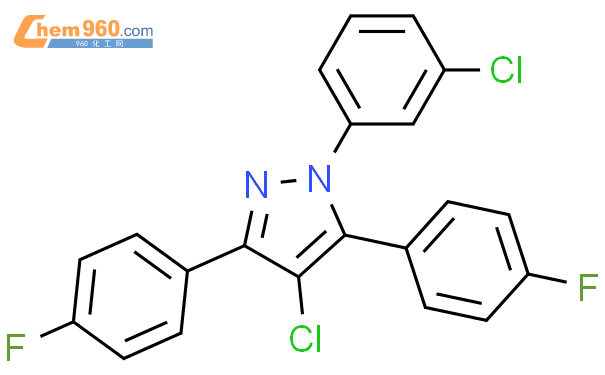 1006361 73 4 4 Chloro 1 3 Chloro Phenyl 3 5 Bis 4 Fluoro Phenyl 1H