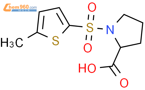 1008281 37 5 1 5 Methylthien 2 Yl Sulfonyl Pyrrolidine 2 Carboxylic