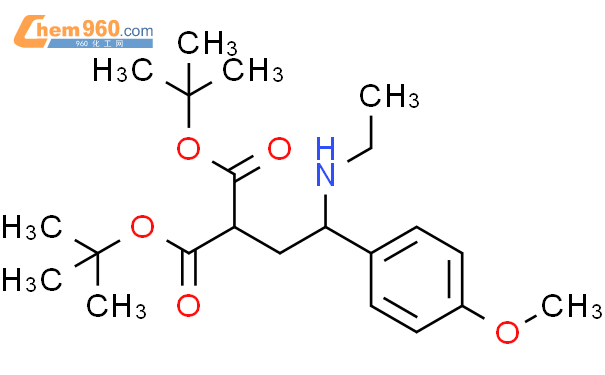 100839 35 8 Propanedioic Acid 2 Ethylamino 2 4 Methoxyphenyl Ethyl