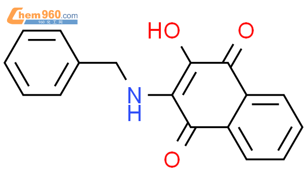 100845 17 8 1 4 Naphthalenedione 2 Hydroxy 3 Phenylmethyl Amino CAS