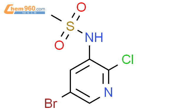 1010120 58 7 N 5 bromo 2 chloro 3 pyridinyl methanesulfonamide化学式结构式