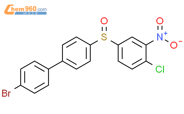 101241 53 6 1 1 Biphenyl 4 Bromo 4 4 Chloro 3 Nitrophenyl Sulfinyl