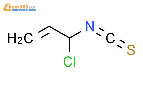 101670 64 8 1 Propene 3 chloro 3 isothiocyanato 化学式结构式分子式molsmiles