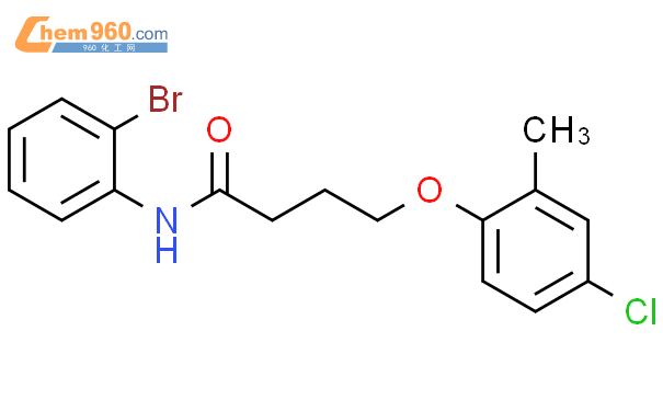 101906 76 7 Butanamide N 2 Bromophenyl 4 4 Chloro 2 Methylphenoxy