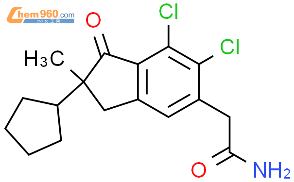 101930 46 5 1H Indene 5 Acetamide 6 7 Dichloro 2 Cyclopentyl 2 3