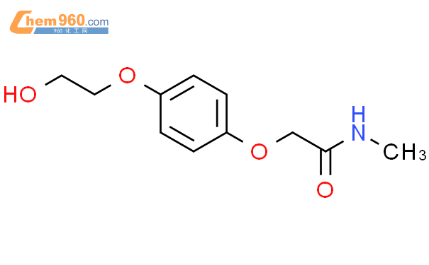 102528 02 9 Acetamide 2 4 2 hydroxyethoxy phenoxy N methyl CAS号