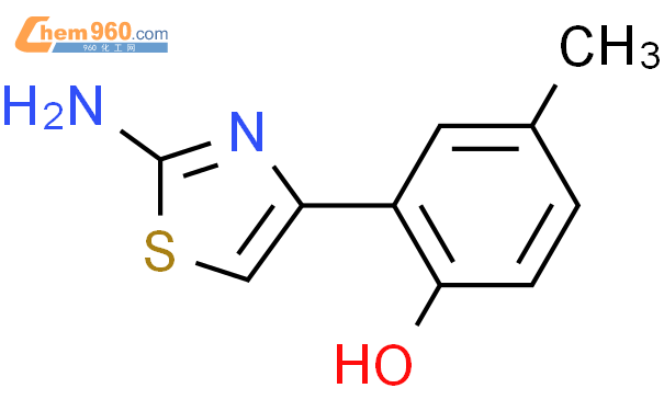 103037 98 5 2 2 amino 1 3 thiazol 4 yl 4 methylphenol化学式结构式分子式mol