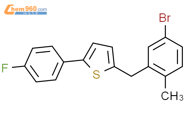 2-[(5-Bromo-2-methylphenyl)methyl]-5-(4-fluorophenyl)thiophene