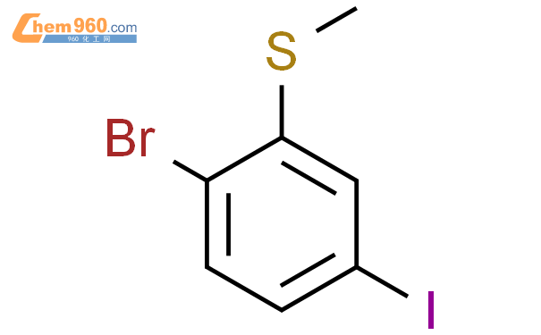 1032231 26 7 1 Bromo 4 iodo 2 methylsulfanylbenzene化学式结构式分子式mol 960化工网