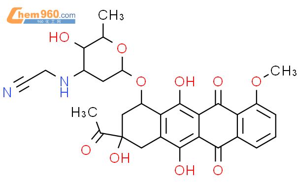 103450 88 0 5 12 Naphthacenedione 8 Acetyl 10 3 Cyanomethyl Amino