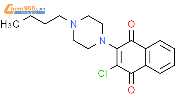 Naphthalenedione Butyl Piperazinyl Chloro