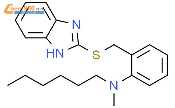 104340 83 2 Benzenamine 2 1H Benzimidazol 2 Ylthio Methyl N Hexyl N