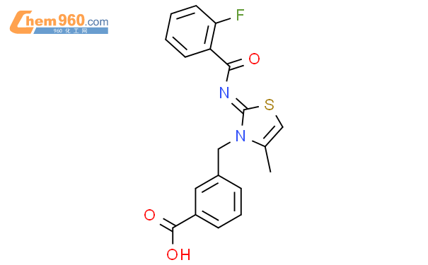 Fluorobenzoyl Imino Methyl Thiazol Yl Methyl Benzoic