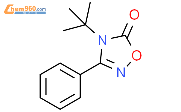 10480 50 9 1 2 4 Oxadiazol 5 4H one 4 1 1 dimethylethyl 3 phenyl 化学