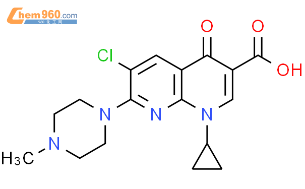 Naphthyridine Carboxylic Acid Chloro Cyclopropyl