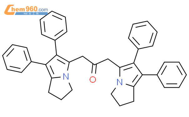 105378 67 4 2 Propanone 1 3 Bis 2 3 Dihydro 6 7 Diphenyl 1H Pyrrolizin