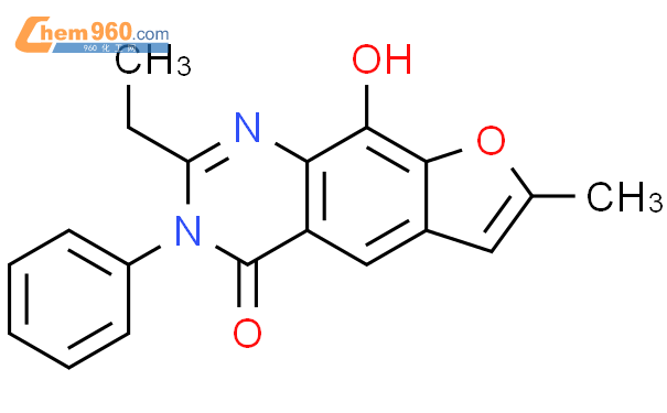 105459 47 0 Furo 3 2 G Quinazolin 4 3H One 2 Ethyl 9 Hydroxy 7 Methyl