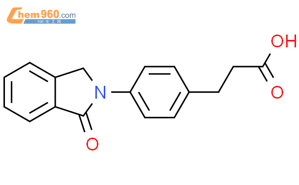 105590 18 9 Benzenepropanoic Acid 4 1 3 Dihydro 1 Oxo 2H Isoindol 2