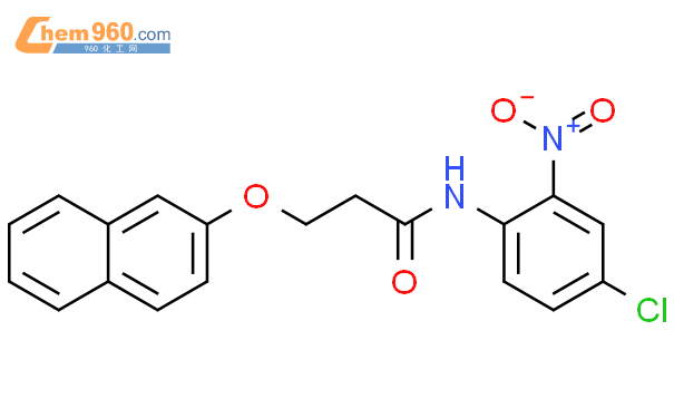 105797 98 6 Propanamide N 4 Chloro 2 Nitrophenyl 3 2