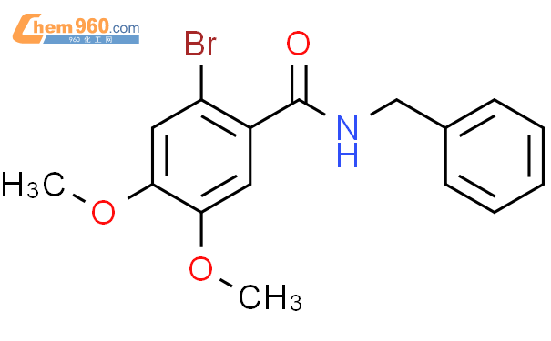 105875 34 1 Benzamide 2 bromo 4 5 dimethoxy N phenylmethyl 化学式结构式