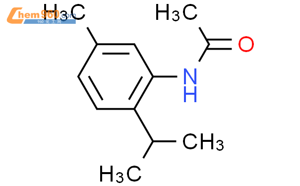 105973 35 1 Acetamide N 5 methyl 2 1 methylethyl phenyl 化学式结构式分子式