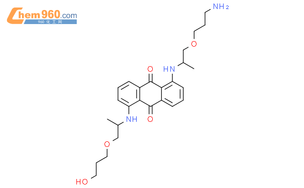 106084 18 8 9 10 Anthracenedione 1 2 3 Aminopropoxy 1 Methylethyl