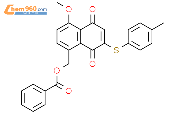 Naphthalenedione Benzoyloxy Methyl Methoxy